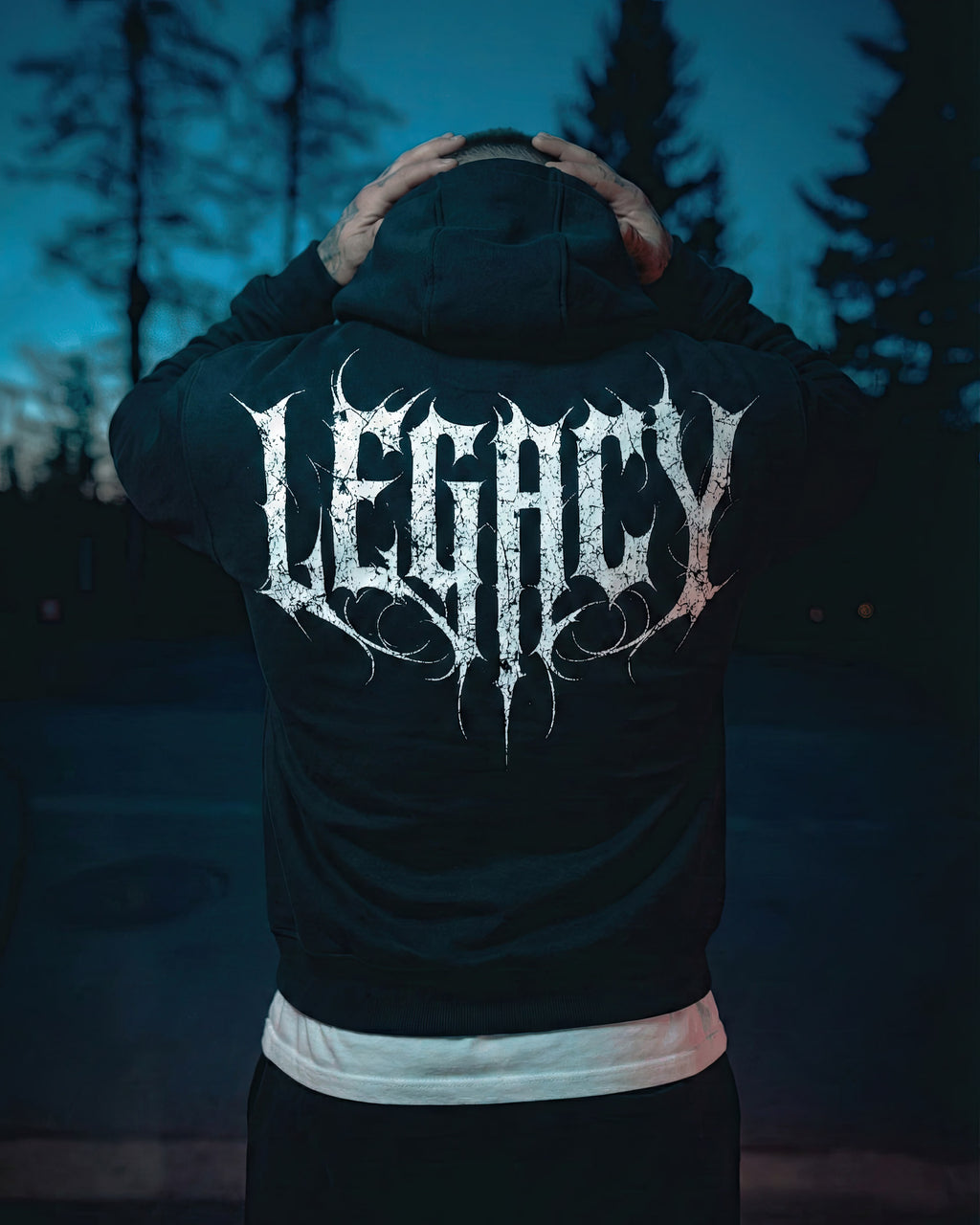 Hoodie ΜΑΥΡΟ Chaos